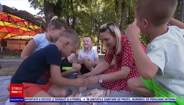 Centru pentru copiii refugiaților ucraineni, în complexul Tei. Au profesori ucraineni și români