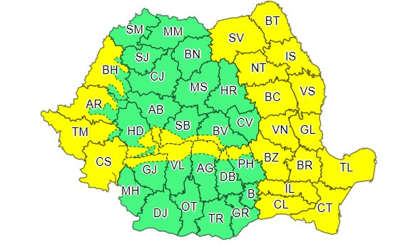 cod galben pt miercuri