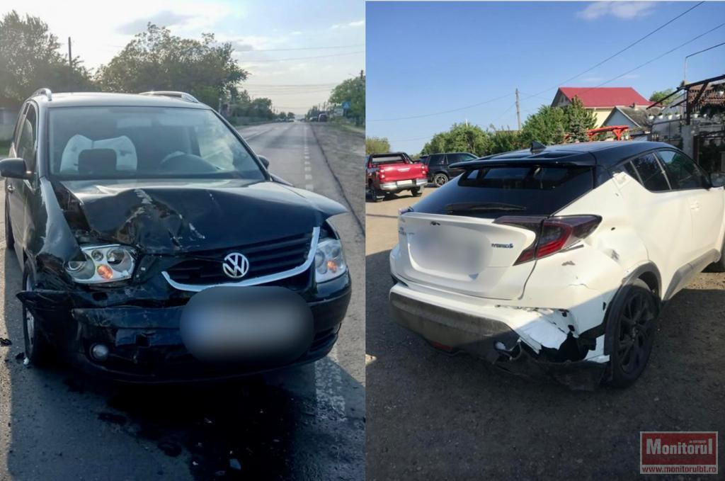 Accident produs în Botoșani de o mașină condusă de un copil de 12 ani. Polițiștii nu au pe cine să ancheteze