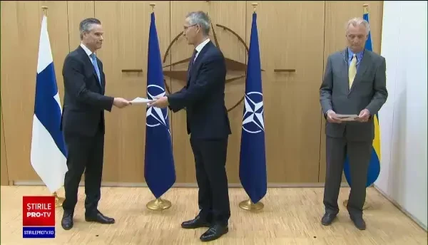 Finlanda și Suedia au depus cererile de aderare la NATO