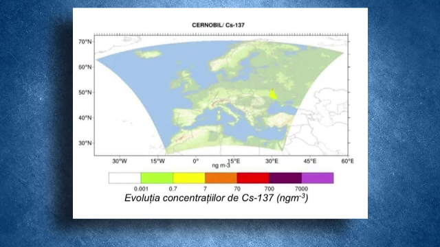 Norul de fum din zona Cernobîl care se deplasează spre nordul Mării Negre nu reprezintă un pericol pentru România