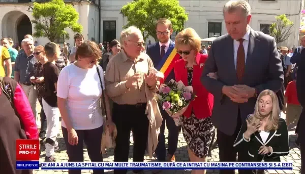 Principesa Margareta a înlocuit stejarul sădit de regele Ferdinand. Înainte erau doi arbori care simbolizau unirea românilor