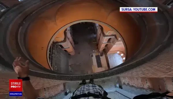 Ce riscă bărbatul care a sărit cu parașuta în Catedrala Neamului. Cum a reușit să intre în clădire