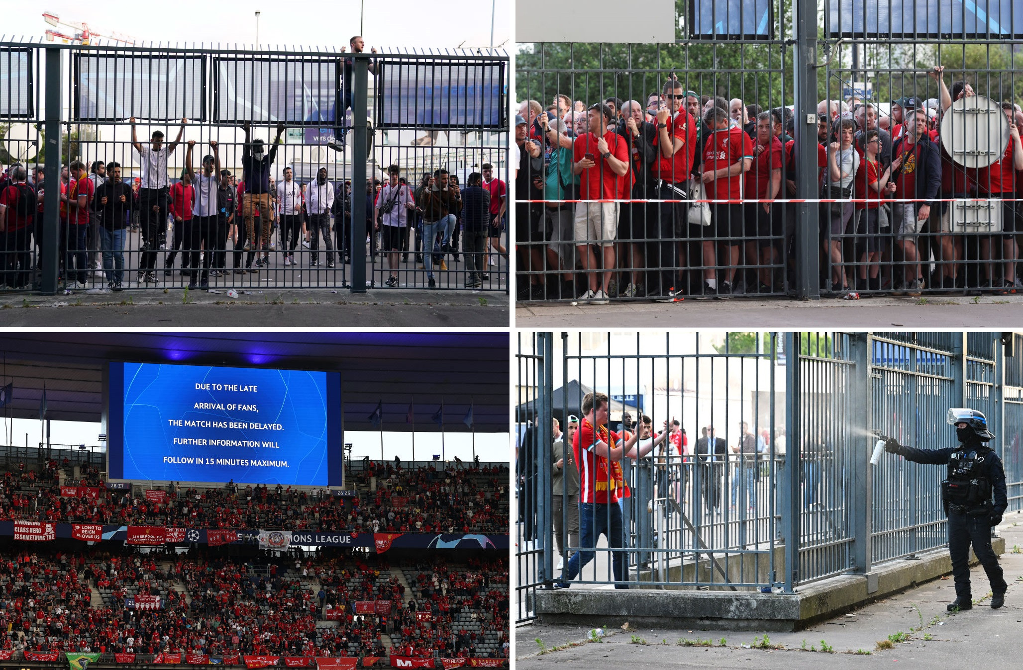 Incidente înaintea finalei Ligii Campionilor. Zeci de fani au fost reținuți. Liverpool a cerut o anchetă