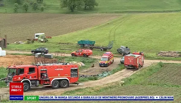 Sute de oi și miei au ars într-un incendiu în Mureș