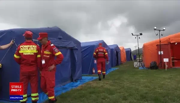 Exercițiu de amploare al unui accident chimic, la Târgu-Mureș. Populația, avertizată prin mesaje Ro-Alert