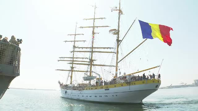 Nava-școală „Mircea” a plecat într-un voiaj de instrucție cu 80 de cadeți la bord. Unde va acosta