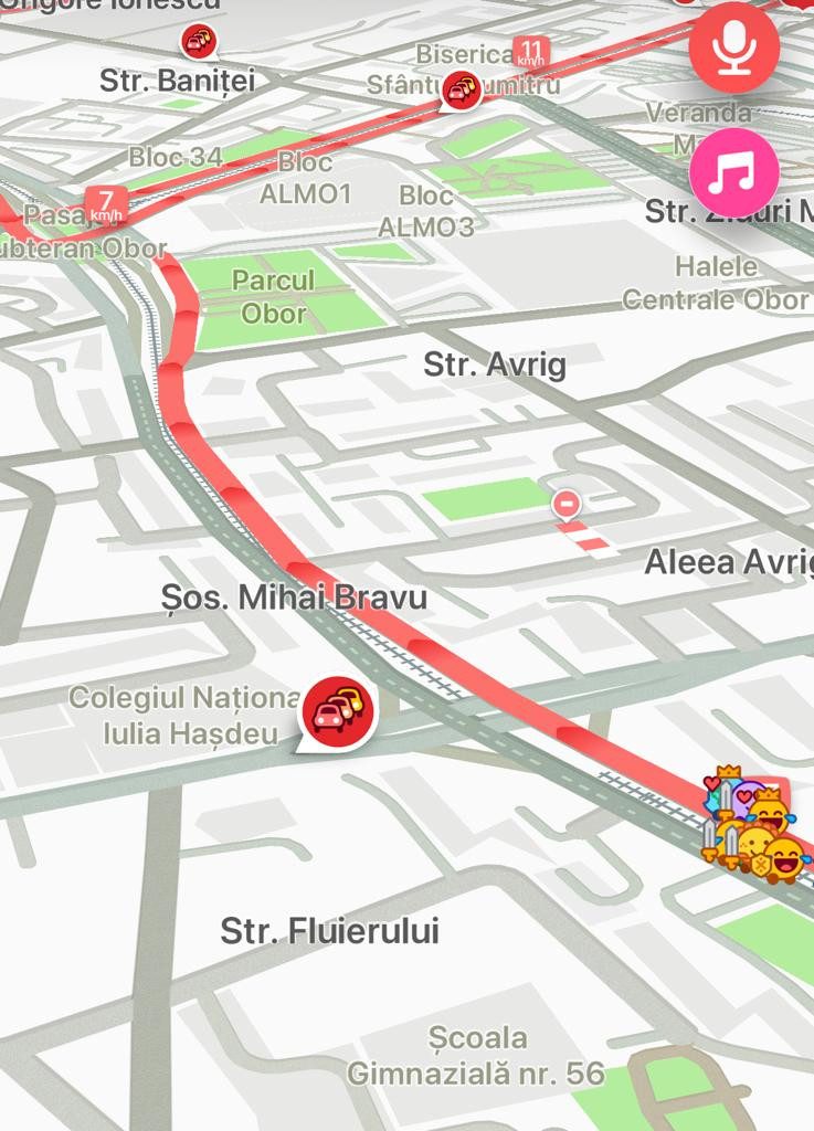 Trafic blocat Bucuresti