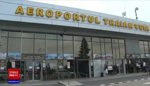 Alertă de securitate pe Aeroportul Timișoara. Un bărbat s-a plimbat prin parcare cu un pistol