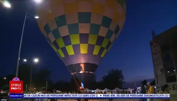 Experiență inedită de 1 iunie. Copiii au avut ocazia să zboare cu balon cu aer cald