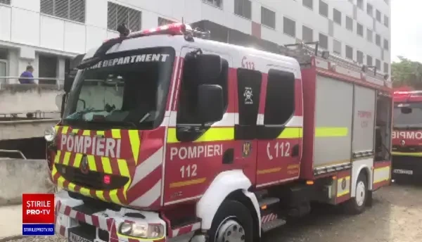 Incendiu izbucnit în corpul nou al spitalului de copii "Sf. Maria" din Iaşi
