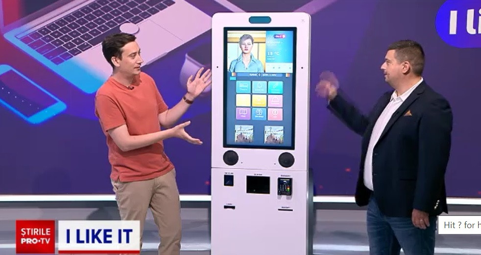 Lara, "asistentul inteligent" care se ocupă de rezervări, eliberează cartele și face recomandări pentru turism