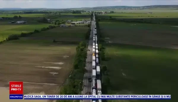 Vămile României, blocate de camioane care vin ori se îndreaptă spre Ucraina. Șoferii stau și câteva zile ca să treacă granița