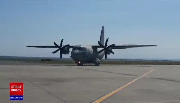 Un tânăr cu arsuri severe, transferat de o aeronavă a Forțelor Aeriene Române, la o clinică din Austria