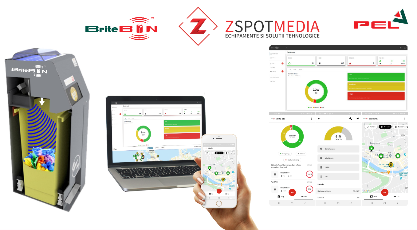 pubele stradale inteligente