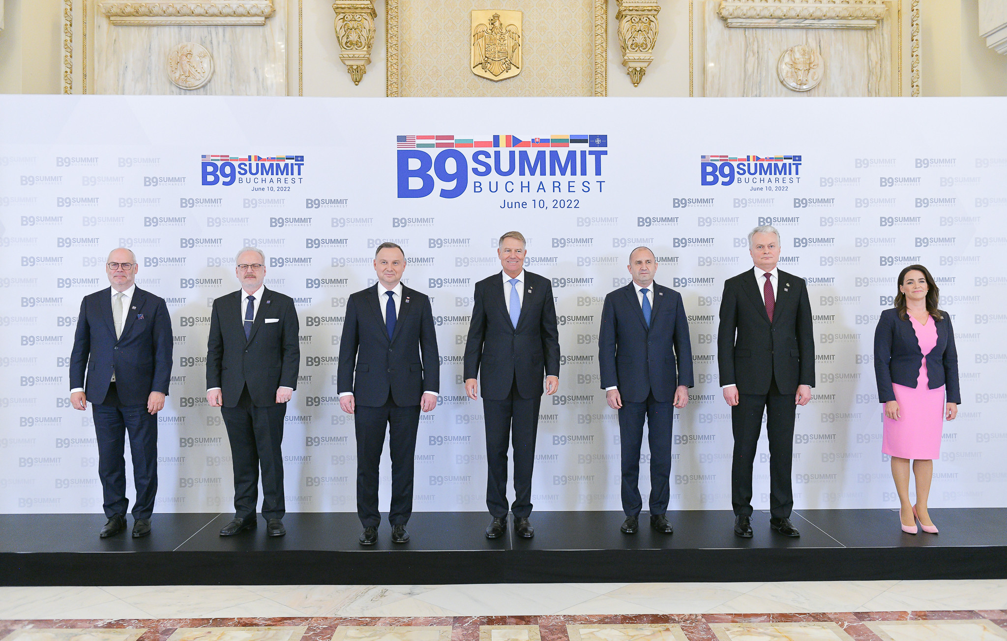 Iohannis a găzduit summit-ul B9 la Cotroceni. Nouă state europene cer mai mulți soldați NATO la granițe