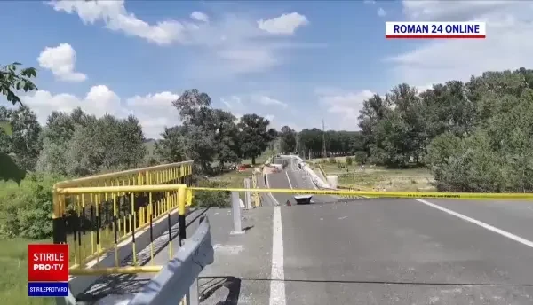 DNA a deschis dosar penal după prăbușirea podului din Neamț