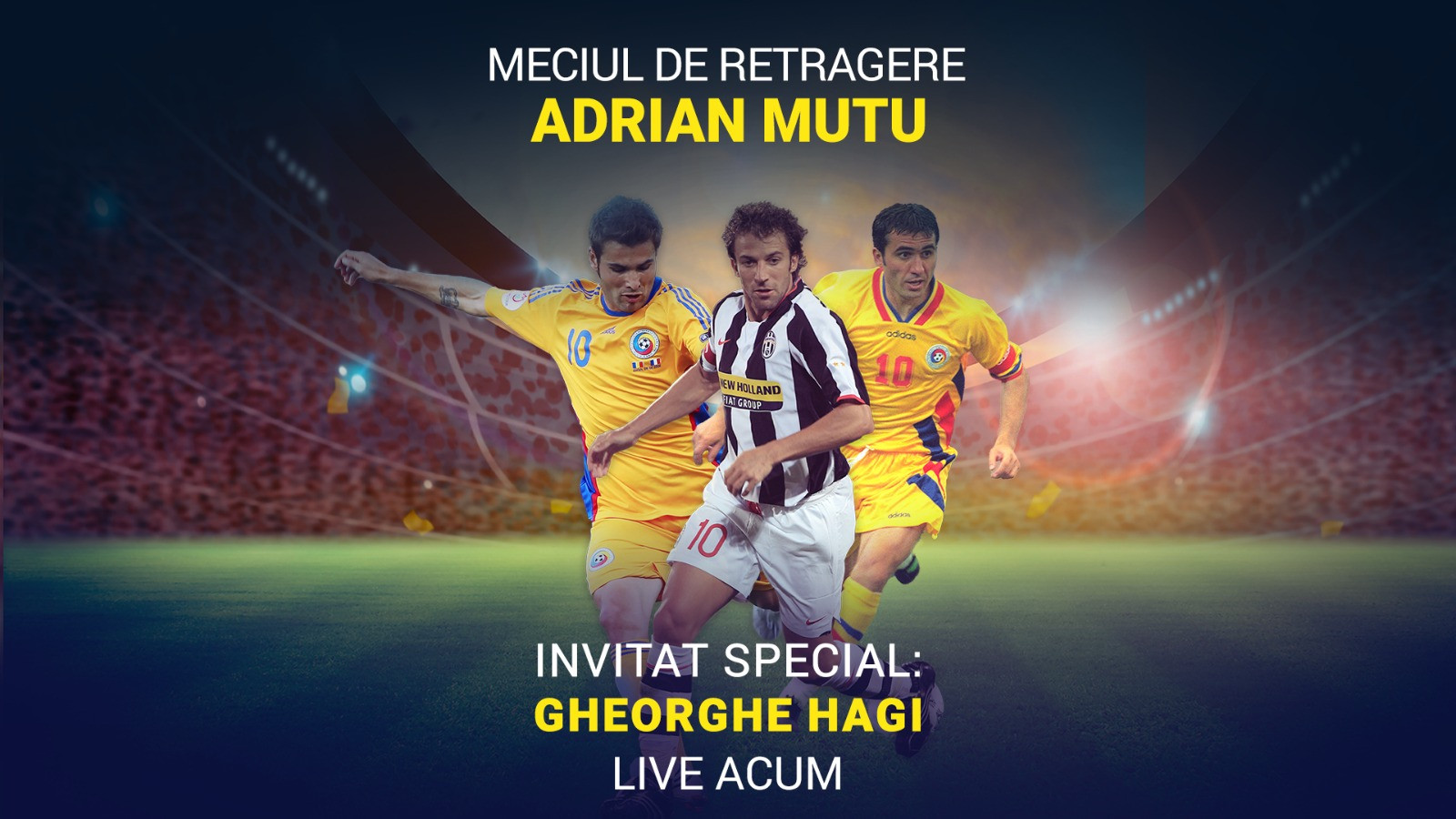 Adrian Mutu a marcat la meciul său de retragere. România - World Stars s-a terminat 3-3