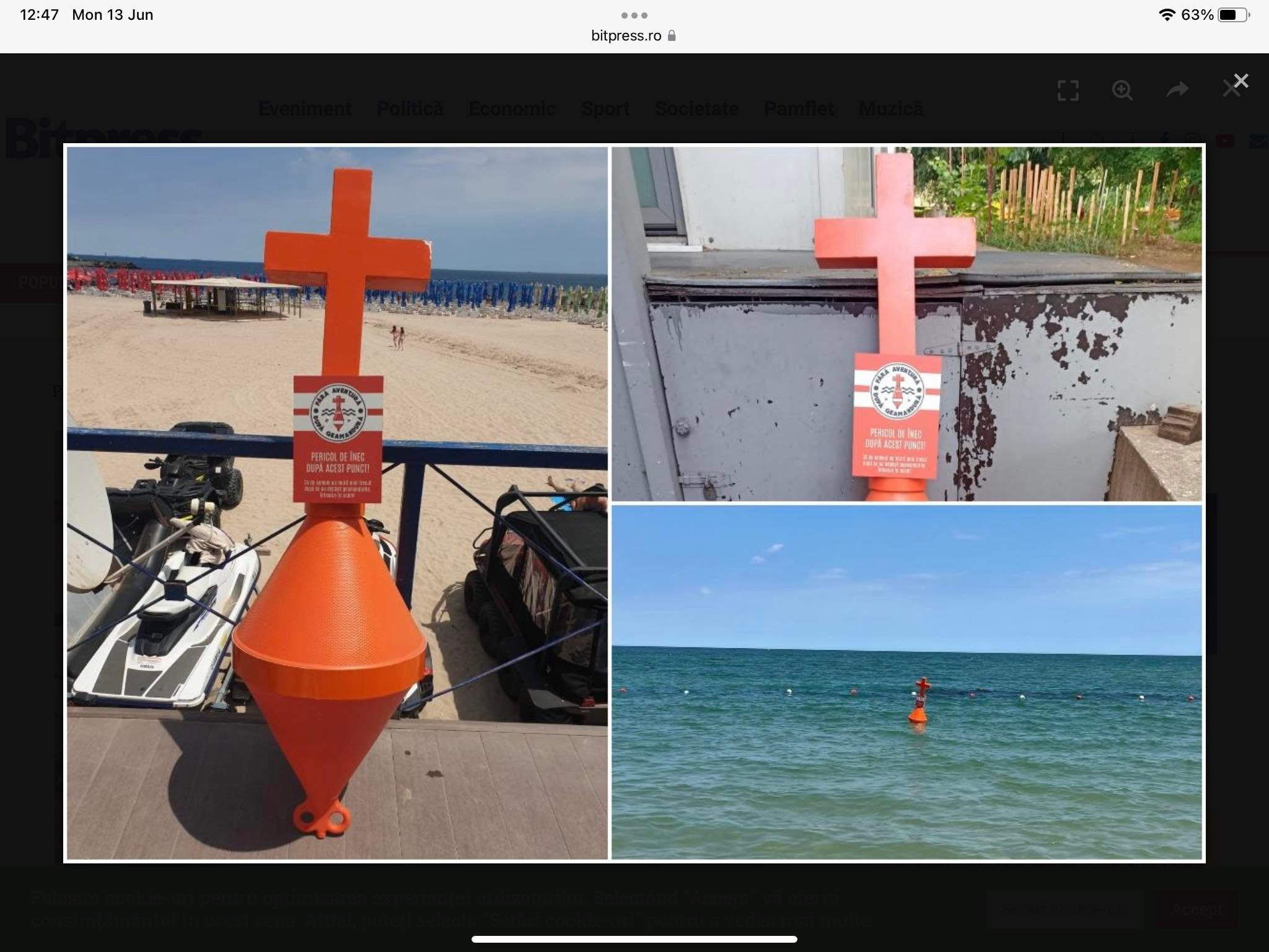 Raed Arafat, despre geamandura în formă de cruce, ajunsă pe litoral: ”Am comis-o din nou!”