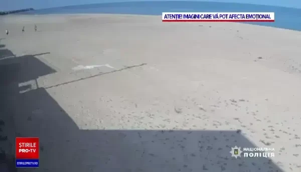 VIDEO. Un ucrainean a fost aruncat în aer de o mină, pe o plajă din Odesa. Momentul a fost filmat