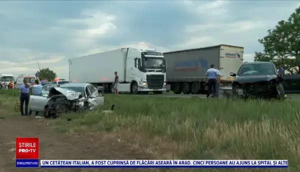 Ce s-a găsit în mașina șoferului care a murit în accidentul din Buzău și a provocat moartea unui copil