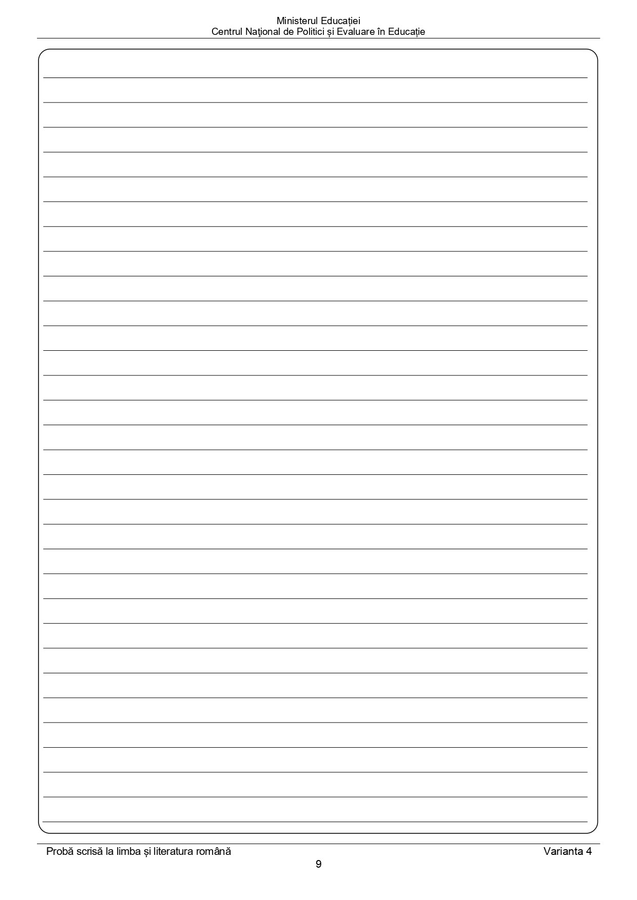 Subiecte Evaluarea Nationala 2022, edu.ro - 3