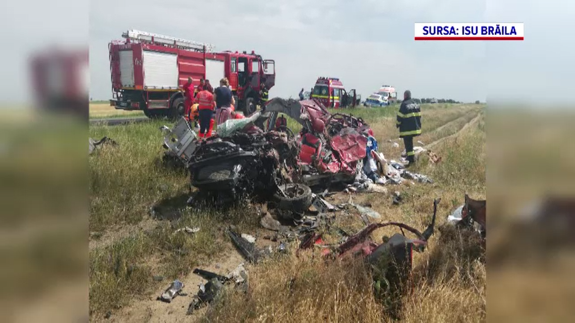 Accident tragic pe DN 21. Doi bărbați din Belarus au murit după ce un camion i-a lovit frontal