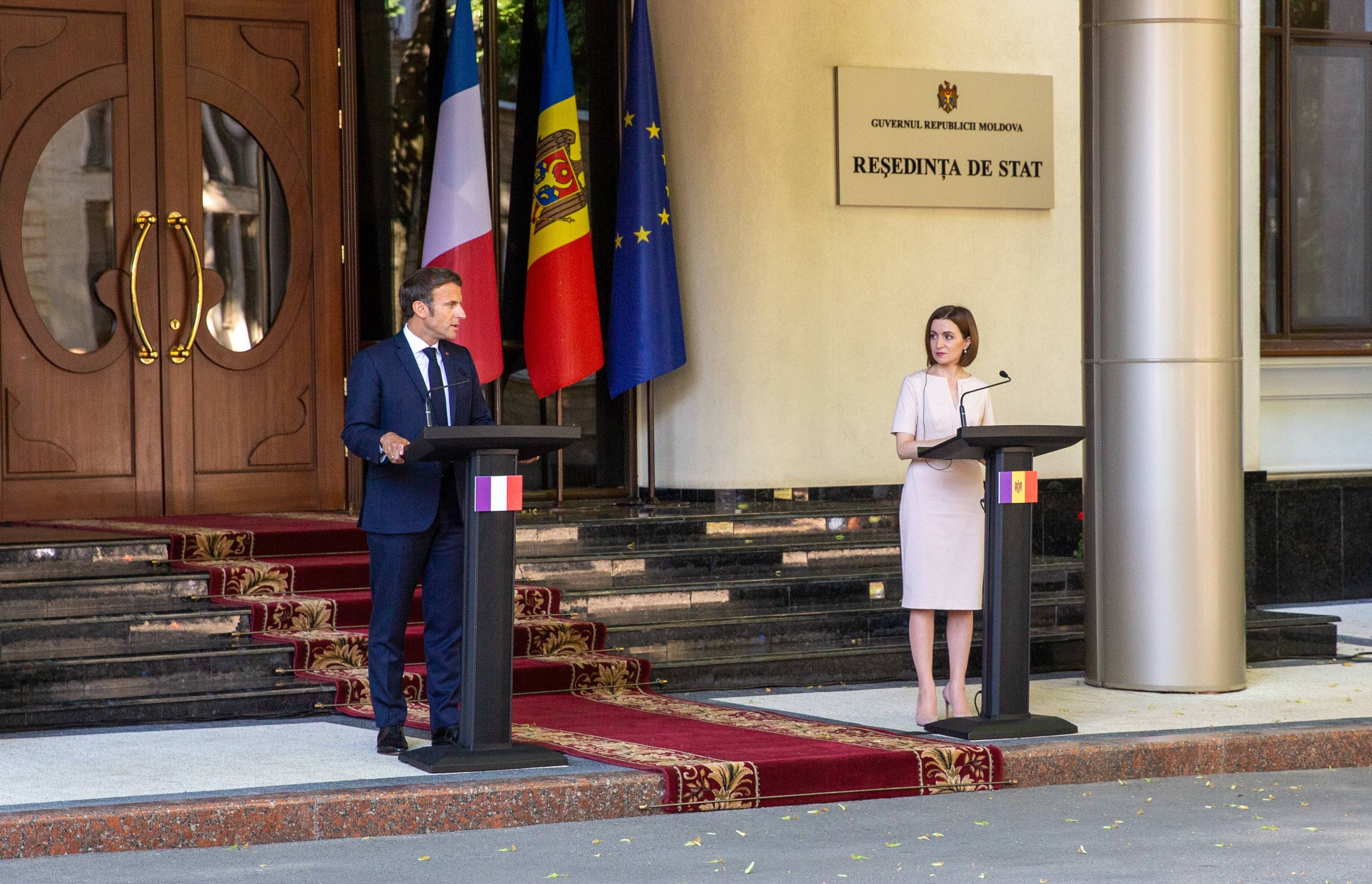 Macron: R. Moldova va primi un răspuns la solicitarea de acordare a statutului de candidat la UE în aproximativ zece zile
