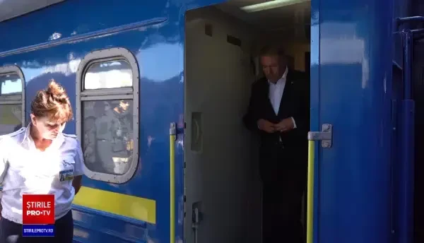 Președintele Klaus Iohannis a ajuns la Kiev, alături de Emmanuel Macron, Olaf Scholz și Mario Draghi. VIDEO