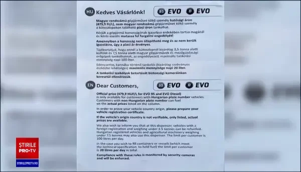 Comisia Europeană acuză Ungaria că discriminează la pompă străinii. Riscă sancțiuni