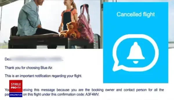 Blue Air riscă o amendă uriașă, după ce a anulat mii de zboruri fără să restituie o mare parte din banii încasați pe bilete