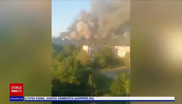 Rachetele rușilor au lovit un centru cultural din Lisihansk, unde se adăposteau 40 de persoane