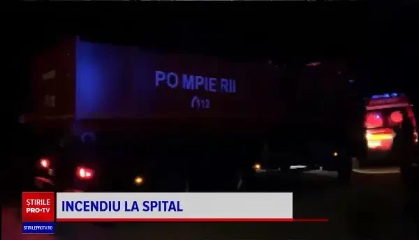 Incendiu la Spitalul Aleșd, din județul Bihor. Doi pacienți au fost răniți