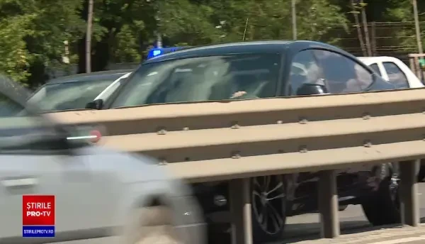 Urmărire cu focuri de armă în București. Șoferul a încălcat ordinul de protecție și și-a agresat unchiul cu un cuțit