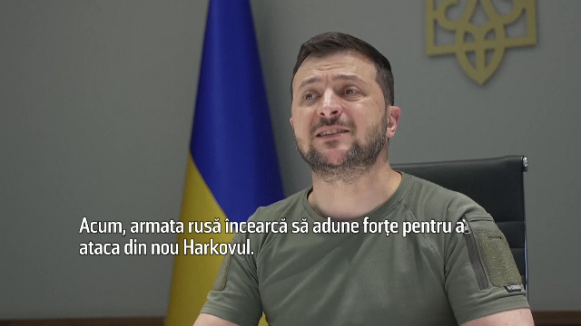 Zelenski: "Rușii încearcă să adune forțe pentru a ataca din nou Harkovul". Peskov spune cum se simte Putin