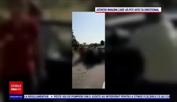 Grav accident în Gorj. Două femei au murit, iar alte patru persoane au fost rănite. O autoutilitară a izbit în plin o mașină