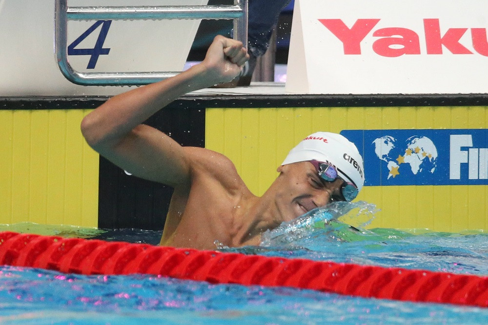 C.E. Nataţie juniori: David Popovici a obținut medalia de aur la proba de 50 m liber. Galerie Foto