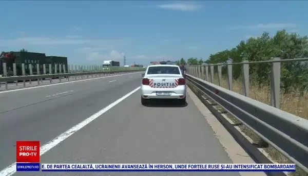 Accident grav pe A1. Un șofer a murit după ce a fost izbit de un TIR