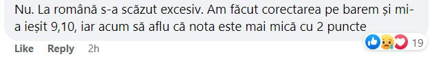 reactii facebook rezultate evaluare nationala
