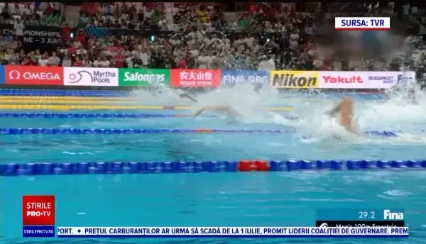 David Popovici a intrat în istoria natației. Campionul român a egalat un record vechi de aproape 50 de ani