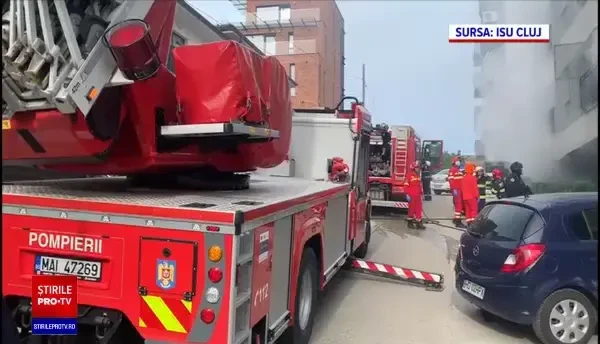 Un individ din Cluj-Napoca a dat foc apartamentului în care stătea, după o ceartă aprinsă cu iubita