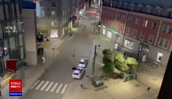 Filmul atacului armat din Oslo. Autorul este acuzat de acte teroriste