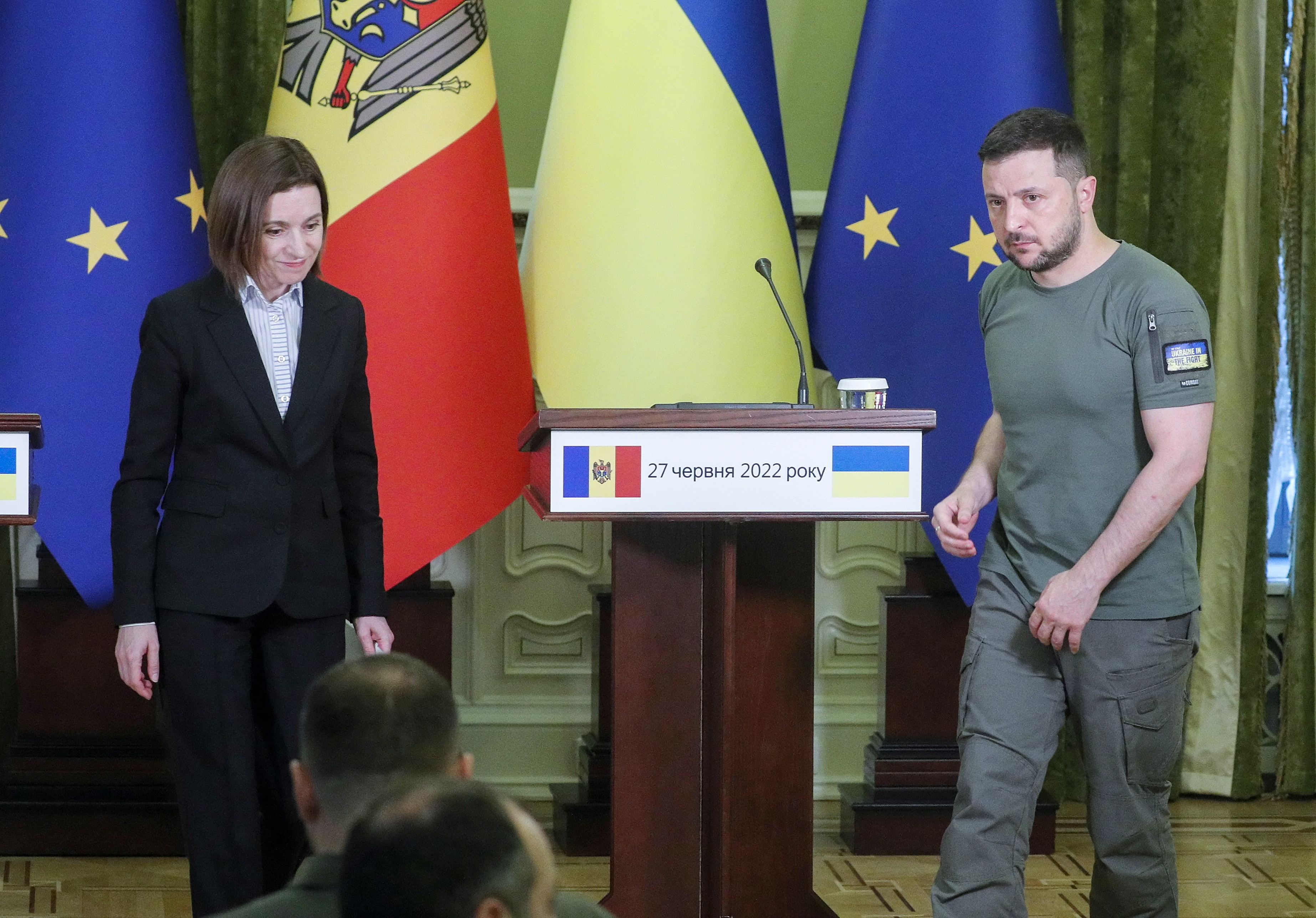Zelenski, mesaj în română pentru Maia Sandu: Numai împreună, în Europa Unită, vom putea garanta securitatea și o viață demnă
