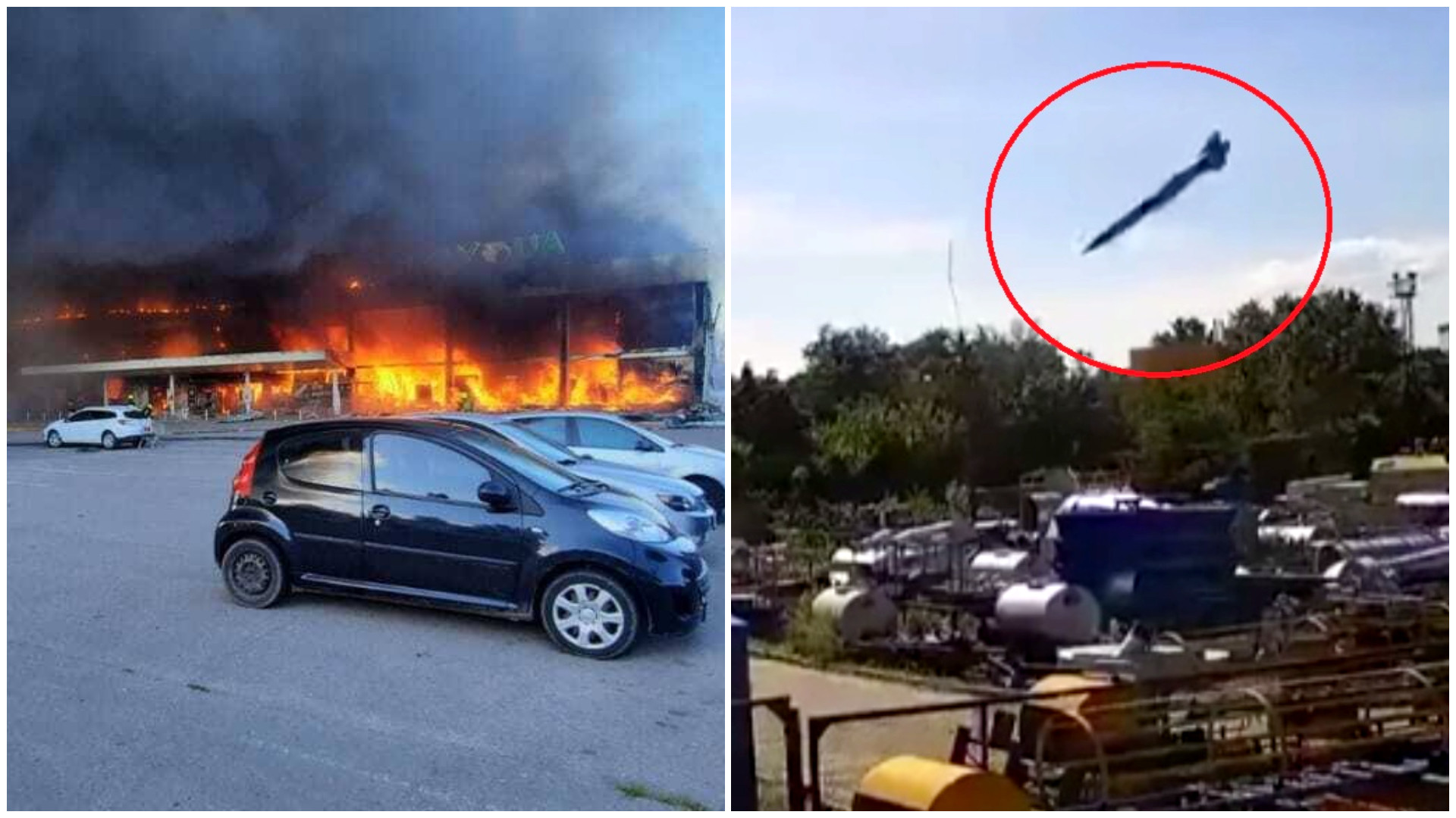 Mallul din Kremenciuk ar fi fost lovit de ruși cu o rachetă anti-navă din era sovietică. Cum se apără Rusia