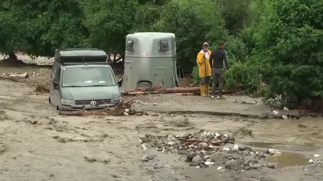 Dezastru în Austria. Ploile torențiale au provocat grave alunecări de teren