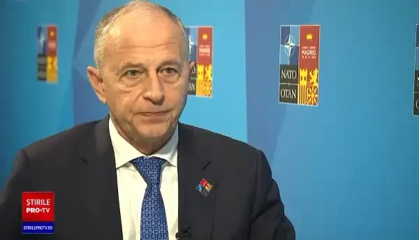 Mircea Geoana vorbeste la summit-ul NATO de la Madrid