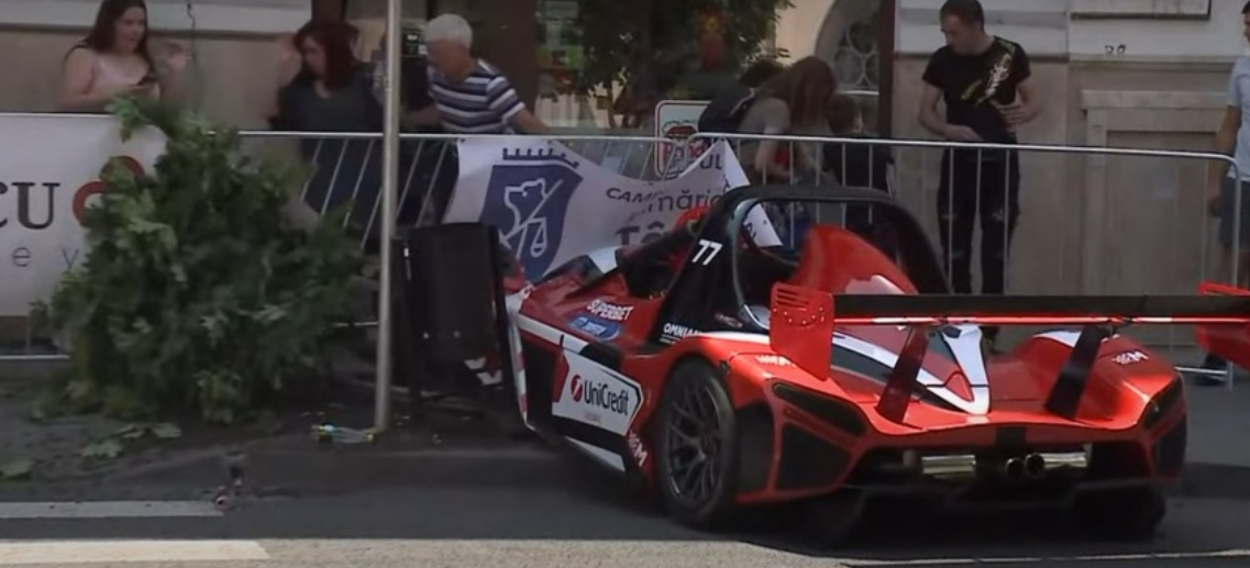 Mihai Leu a făcut accident la raliul de la Târgu Mureș: Primarul interzice organizarea unor astfel de evenimente în oraș