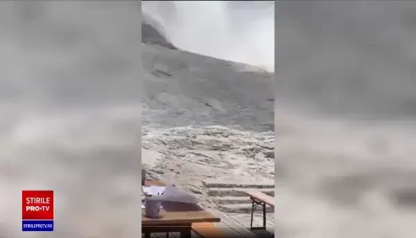 Victimele avalanșei din Alpi nu au avut nicio șansă. Tone de gheață s-au prăbușit cu 300 de km/h de pe munte