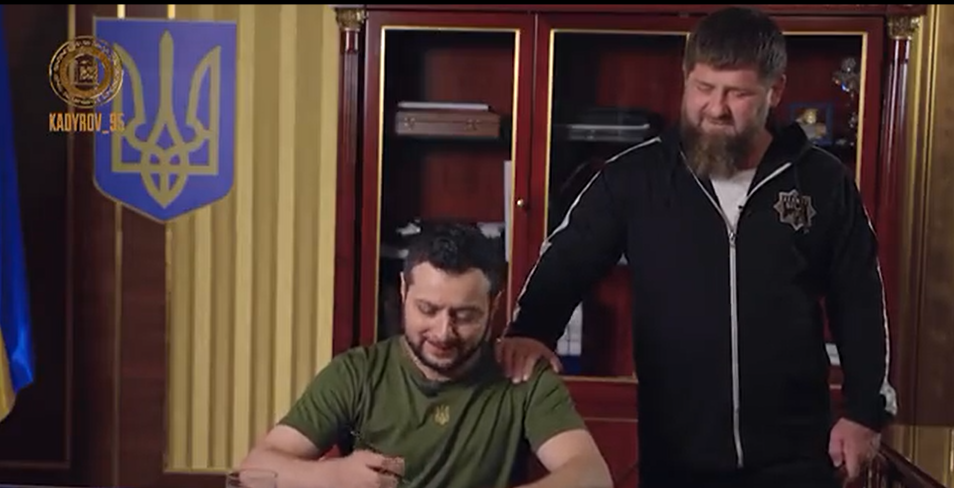 Video. Kadîrov înscenează capitularea lui Zelenski într-un videoclip parodic