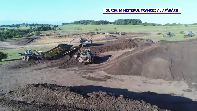 Francezii construiesc o bază militară la Cincu, unde este centrul de comandă al Grupului de Luptă NATO în România